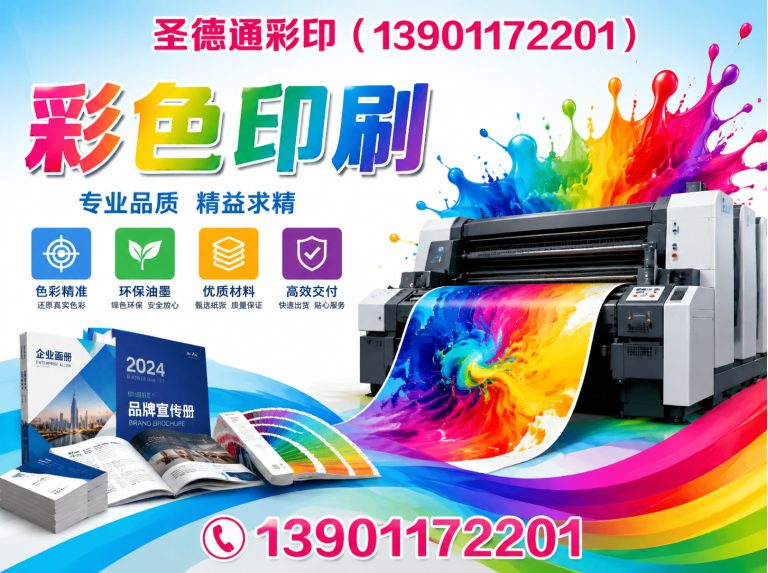 东城区彩色印刷展示图